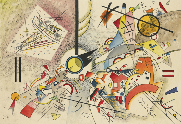 瓦西里·康丁斯基 wassily kandinsky ——无题1